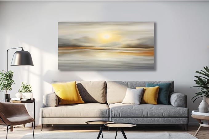 VHMING Abstract Wall Art Seascape Canvas Printing Abstract Art Wall Decor - Image 3