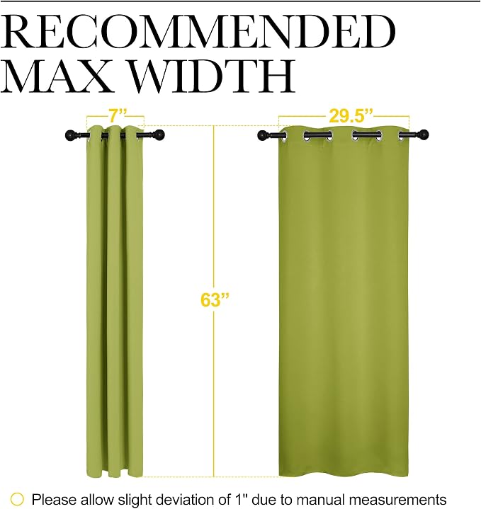 NICETOWN Blackout Curtain Panels - Image 7