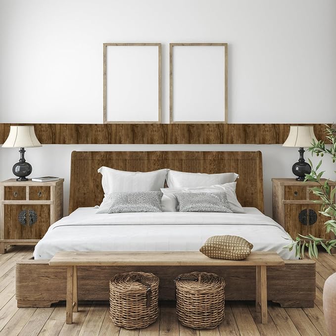 Abyssaly Wood Grain Contact Paper, Thicken Self Adhesive Removable Wallpaper - Image 5