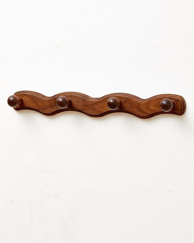 Wood Coat Rack Wall Mount by Vinoil