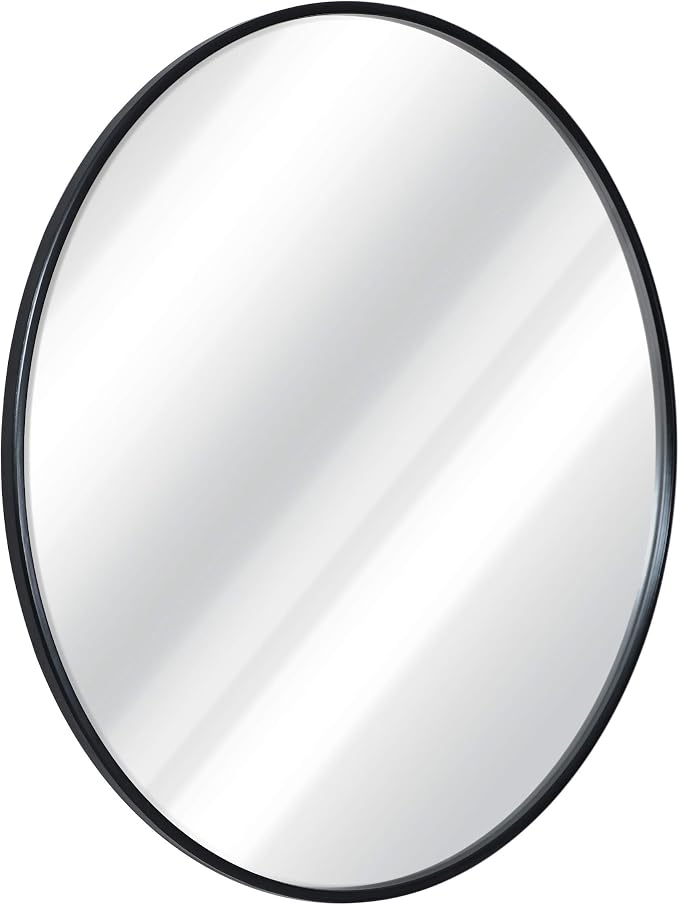 HBCY Creations Round Mirror, Living Room and More, Modern Minimalist Mirror - Image 8