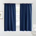 RYB HOME Blackout Curtains for Living Room, Back Tab & Rod Pocket Top by RYBHOME