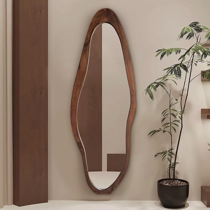 Irregular Full Length Mirror, Large Asymmetrical Wall Mirrors - Image 3