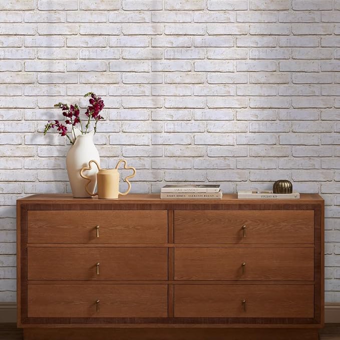 Commomy 3D Peel and Stick Brick, Ultralight Thin PVC Faux Brick Wall Panels - Image 8