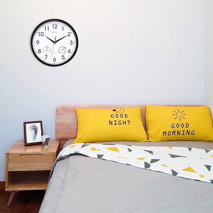 Wall Clock, Sweep Silent Movement Accurate Clocks - Image 7