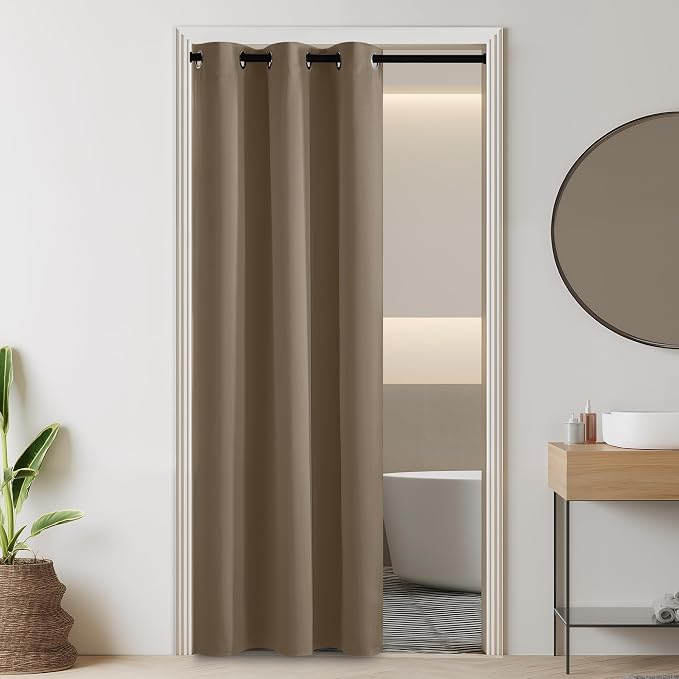 RYB HOME 100% Blackout Door Curtain by RYBHOME