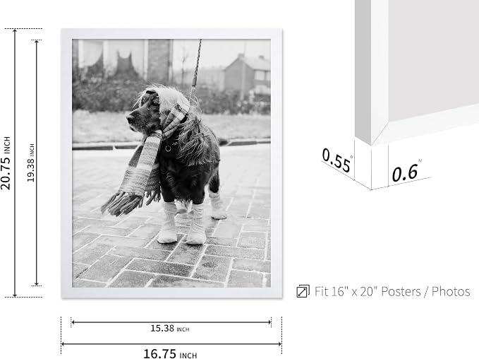 Poster Master Dog Dressed for Winter Print - Image 3