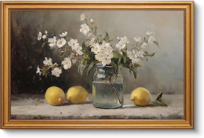 VIYYIEA Vintage Large Framed Wall Art by VIYYIEAART