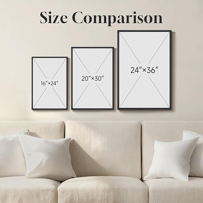 Framed Modern Abstract Wall Art - Image 7