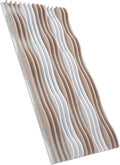 Large Acoustic Wall Panels 47.2"x23.6"x1.57"4-Pack, 3D DIY Wave Sound Proof by Staytunedforournewproduct