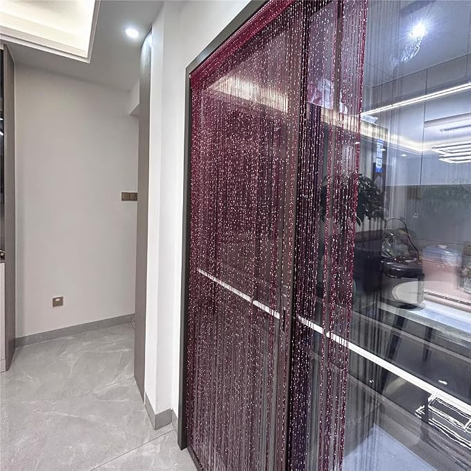 ave split Decorative Door String Curtain Wall Panel Fringe Window Room Divider - Image 4