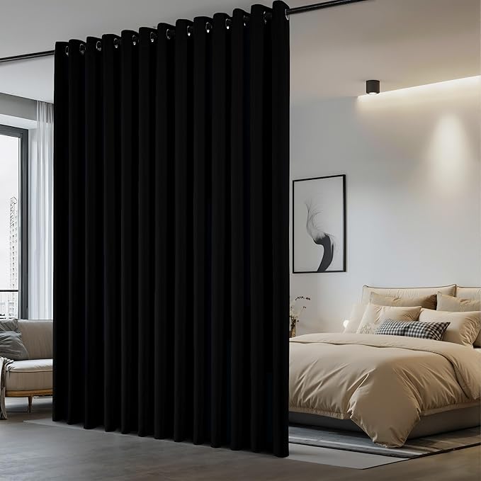 NICETOWN Room Separating Divider, Room Divider Curtains Screen Partition by NICETOWN