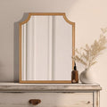WallBeyond Scalloped Wood Mirror by WallBeyond