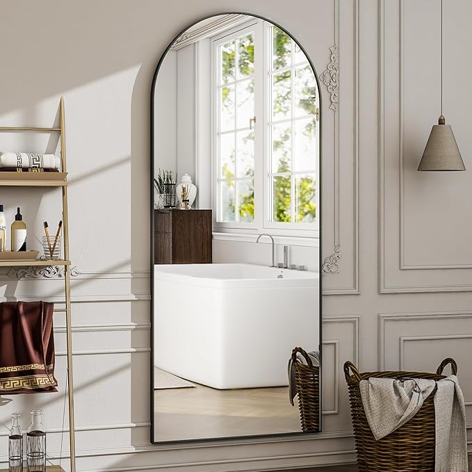 57" x 20" Arched Full Length Mirror - Image 4