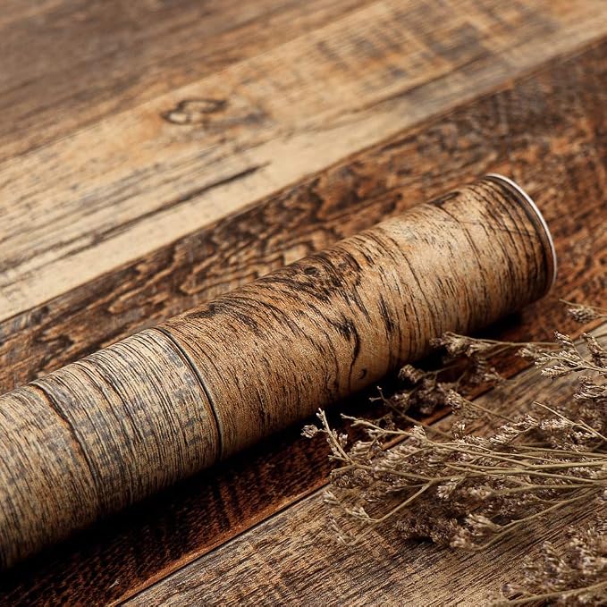 TANONE Wood Contact Paper Kitchen Peel and Stick Wallpaper, Self Adhesive - Image 5