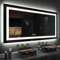 LOAAO 55X30 Inch RGB LED Bathroom Mirror by LOAAO