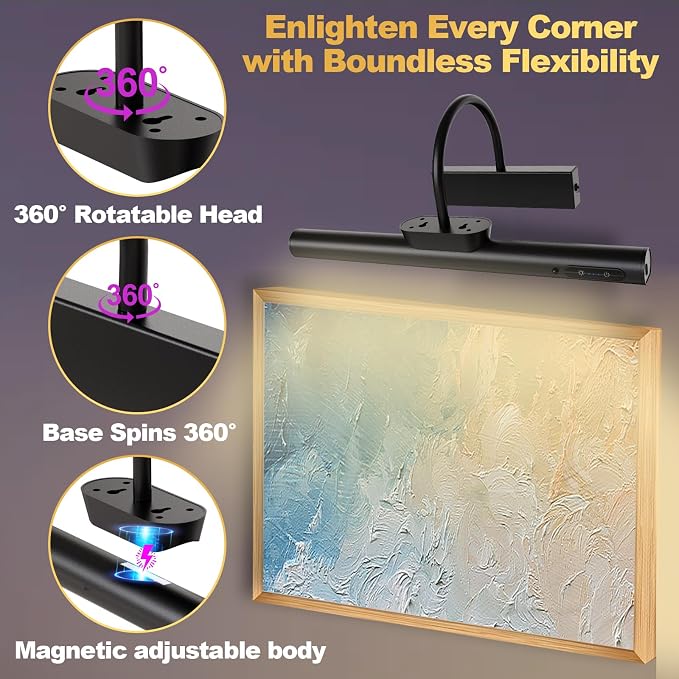 LYTARA Dimmable Cordless Picture Light - Image 4