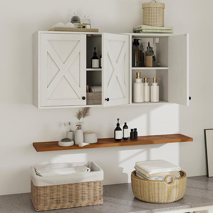 YOURLITE Laundry Cabinet, Medicine Cabinet, Bathroom Kitchen Storage Wall - Image 5