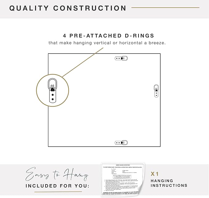 MCS 15 x21 Inch Wall Mirror, 21x27 Inch Overall Size - Image 4