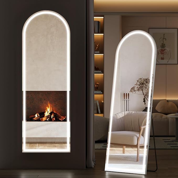 Sweetcrispy Arched LED Full Length Mirror by Sweetcrispy