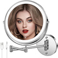 MNIENT Wall Mounted Lighted Makeup Mirror, 3 Colors Led Vanity Mirror by MNIENT