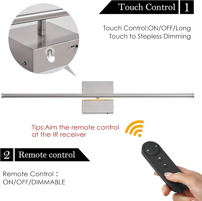 KARTOOSH Battery Operated Wall Sconces - Image 3