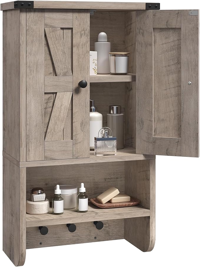 MAHANCRIS Bathroom Wall Cabinet, Farmhouse Medicine Cabinet by MAHANCRIS