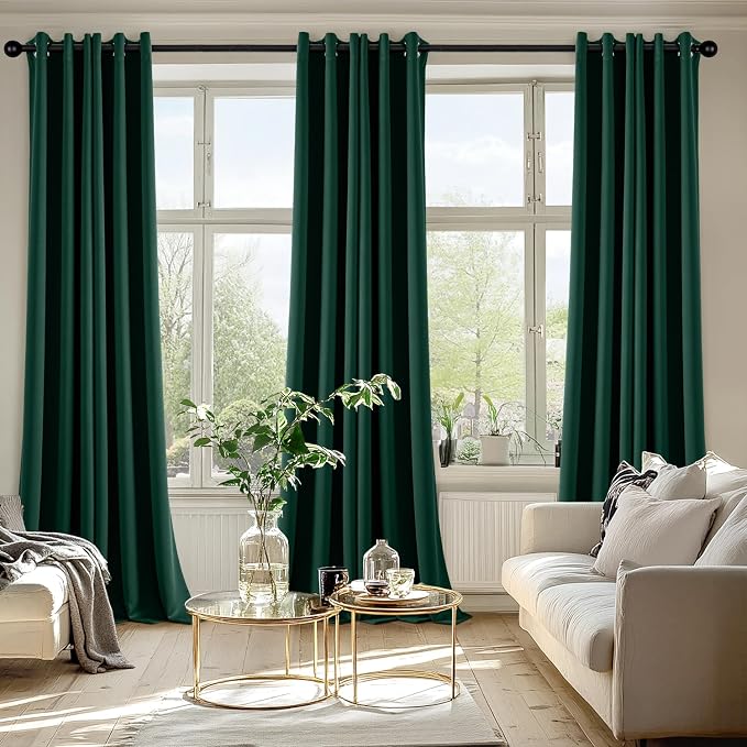 MIULEE Blackout Curtains for Bedroom Living Room 2 Panels, Thermal Insulated - Image 6