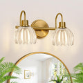 Bathroom Vanity Light, Brushed Gold Vanity Lights by Meybiok