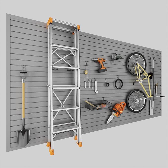 4 x 8 FT Slatwall Panel Garage Wall Organizer, Heavy Duty Slat Wall Paneling - Image 9