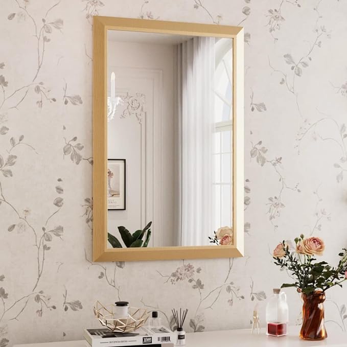 Amorho 24x36 Inch Bathroom Mirror, Wall-Mounted Mirrors Perfect by Amorho