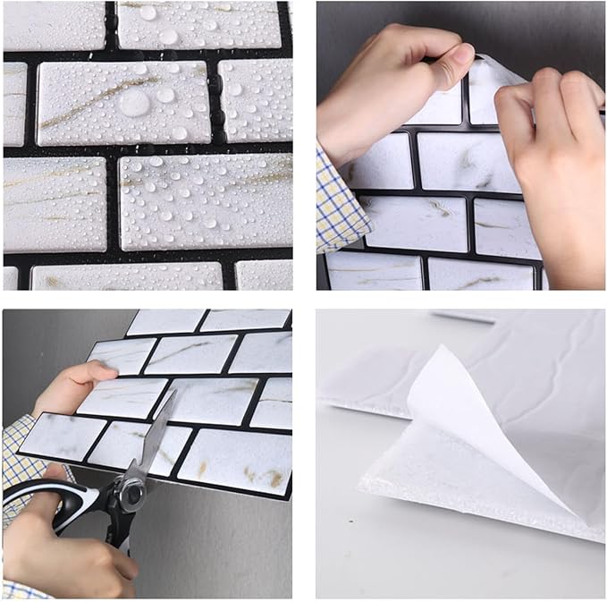 3D Wall Panels, 3D Brick Wallpaper Peel and Stick, Faux Brick Wall Panel - Image 6