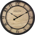 Presentime & Co 10" Farmhouse Series Wall Clock, Cottage Style, Vintage Design by Presentime