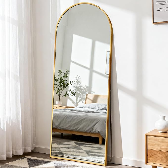 DUMOS 58"x19" Arched Full Length Mirror - Image 9