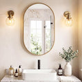 Sweetcrispy 20" x 30" Gold Bathroom Mirror by Sweetcrispy