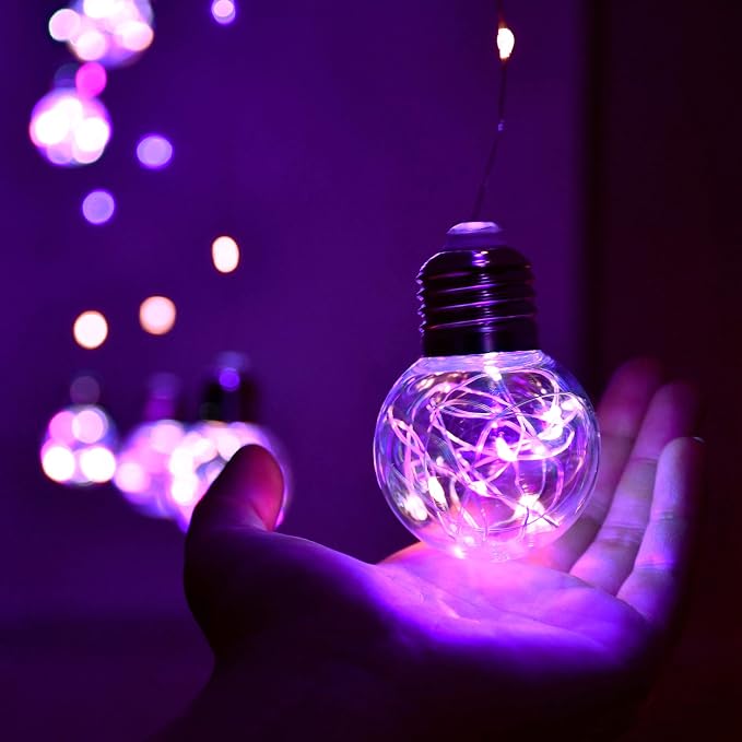 YOLIGHT Wishing Ball Curtain Lights 200 LED Window Curtain String Lights - Image 2