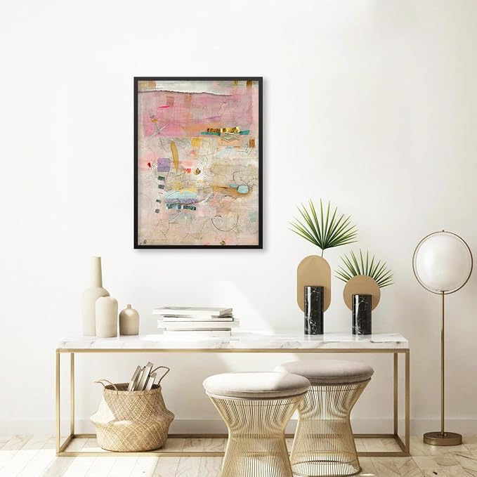 Abstract Modern Watercolor Painting Wall Art Trendy Vibrant Pastel Posters - Image 6