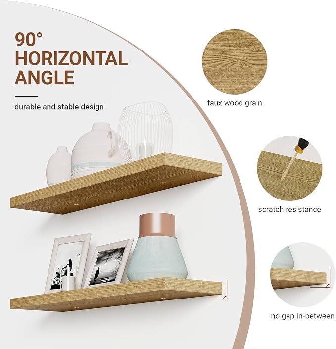 Heimlove 32 Inch Floating Shelves - Image 5