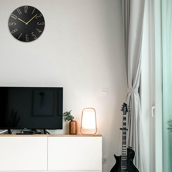 Wall Clock, Silent Clock, Wall Clocks Battery Operated， 12 inch Modern Wall - Image 8