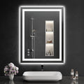 LED Bathroom Mirrors 28"x36" Bathroom Mirror by WISSMILESHOME
