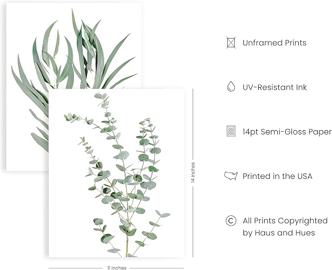 HAUS AND HUES Botanical Plant Wall Art Prints - Image 2
