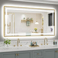 68x36 Inch LED Bathroom Mirror by Briivuemodernmirrors