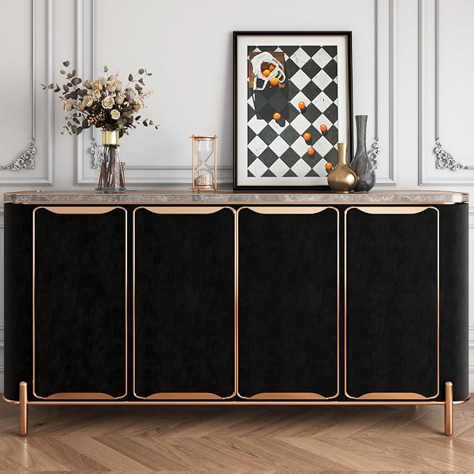 YENHOME 30"X393" Black Peel and Stick Wallpaper Vintage Velvet Wallpaper - Image 3