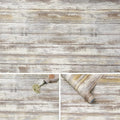 Arthome 11x100'' Gray Rustic Wood Contact Paper Peel and Stick Self-Adhesive by ArthomeWALLDECOR