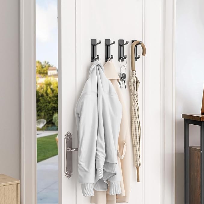 Self Adhesive Wall Hooks for Hanging: Extra Strong 13 LB, Hook for Coat - Image 7