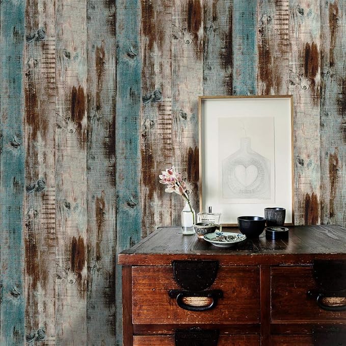 Orgrimmar 236" x 17.8" Wood Peel and Stick Wallpaper Self-Adhesive Removable - Image 3