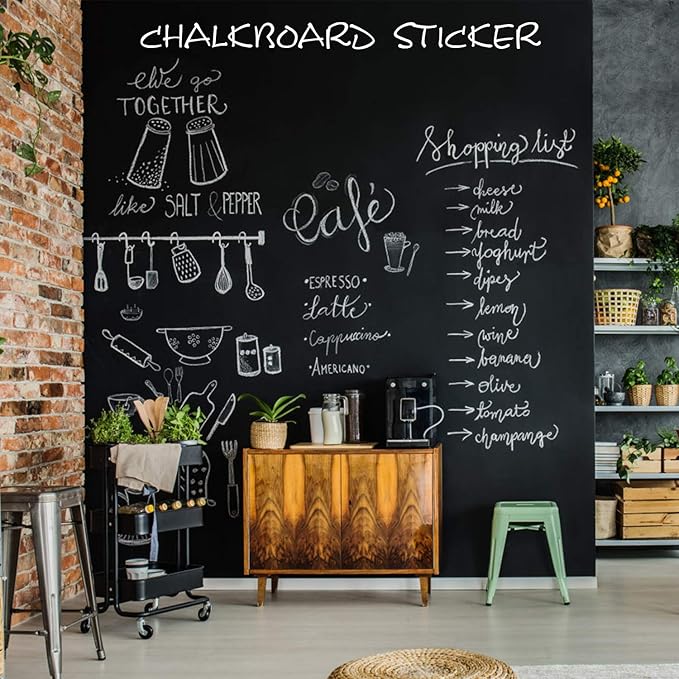 Chalkboard Wall Sticker Wall Decal Blackboard Wallpaper Large Chalkboard - Image 6