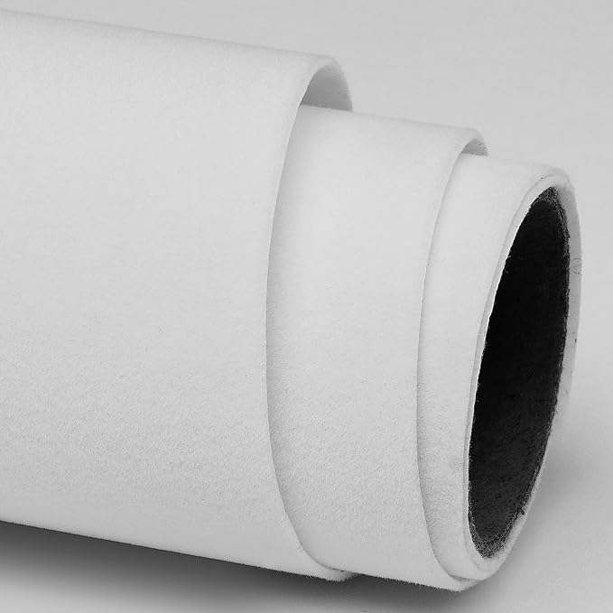 FunStick 15.8"x240" White Contact Paper Self Adhesive Velvet Flocking Liner - Image 6