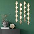 Qunclay Teardrop Mirror Wall Art Decorative Mirror Wall Decor Long Narrow by Qunclay