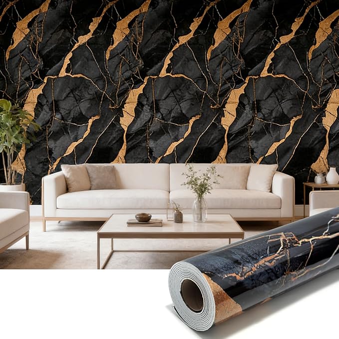 KASARO Peel and Stick Backsplash Wall Tile, 118 × 47 inch Self-Adhesive Thicker by KASARO